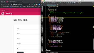 71 Admin page  create item