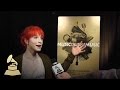 Hayley Williams backstage at the GRAMMY Nominations Concert Live! | GRAMMYs