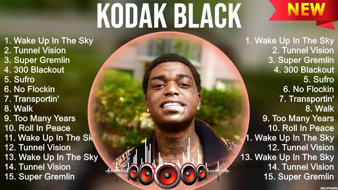 Kodak Black Top Of The Music Hits 2023   Most Popular Hits Playlist