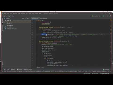 Telebot dengan menggunkan Database