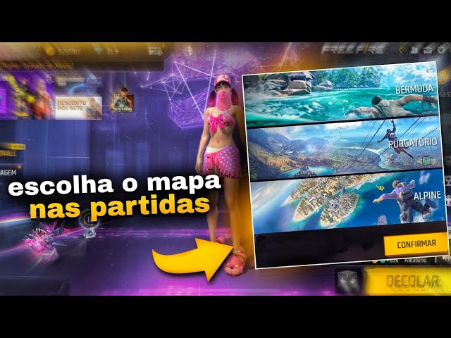 Free Fire - Como escolher o mapa que você quer jogar na Ranqueada