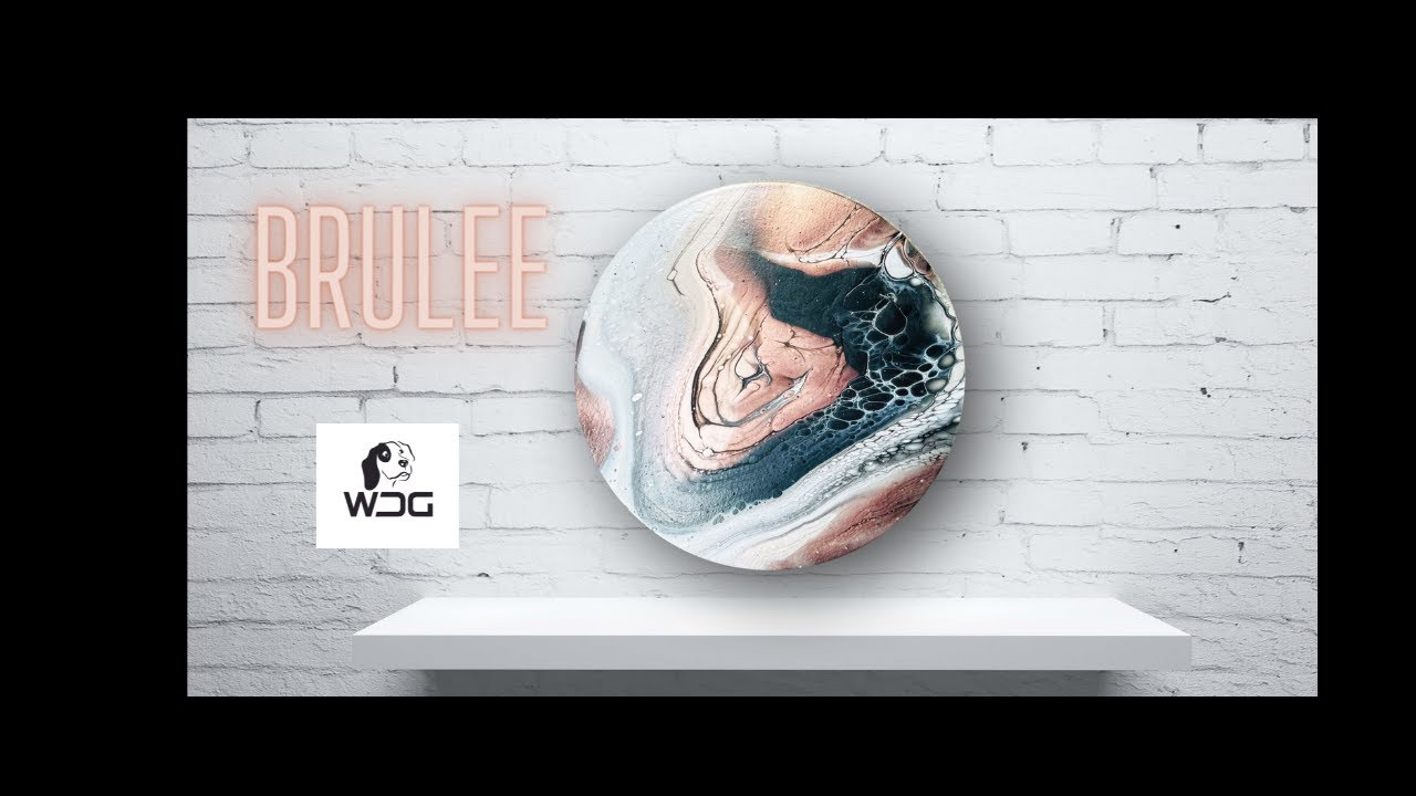 Bloom Swipe with TLP and Golden ~ Acrylic Pour ~ Fluid Art 53 - YouTube