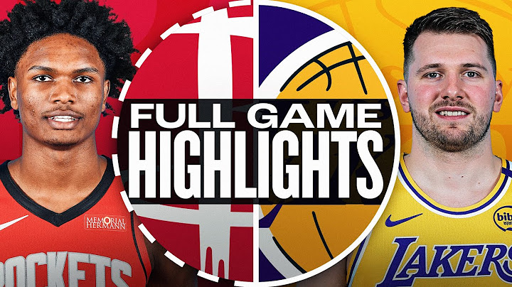 ROCKETS at LAKERS | FULL GAME HIGHLIGHTS | March 31, 2025