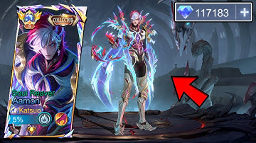 AAMON SOUL REAVER COLLECTOR SKIN IS FINALLY HERE! 🔥 | DIAMOND SPENT REVEAL! - MLBB