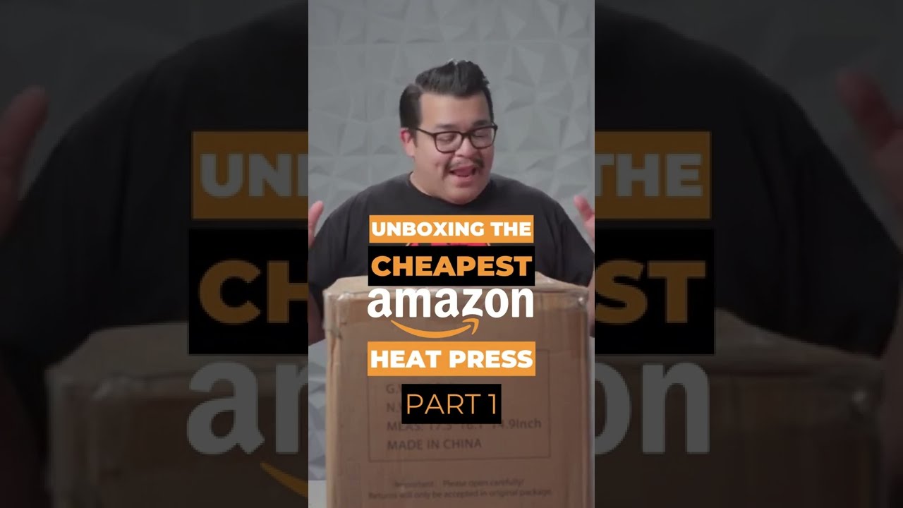 💲 Cheapest Amazon Heat Press Unboxing 📦 YouTube
