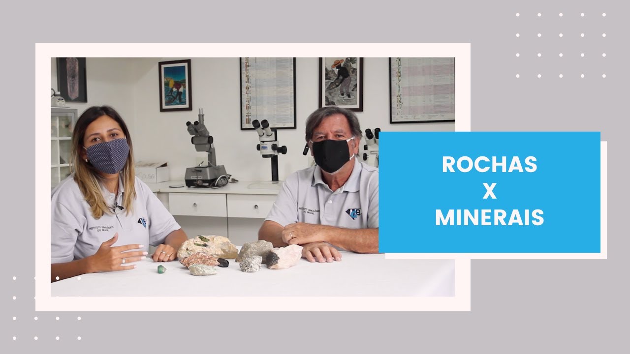 Diferença entre ROCHAS e MINERAIS