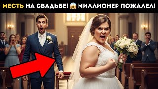 видео: Миллионер женился на полной женщине из-за спора — то, что случилось на свадьбе, шокировало всех! картинка: Миллионер женился на полной женщине из-за спора — то, что случилось на свадьбе, шокировало всех!