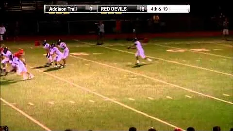 HCHS vs Addison Trail: Ryan Doney punt return TD