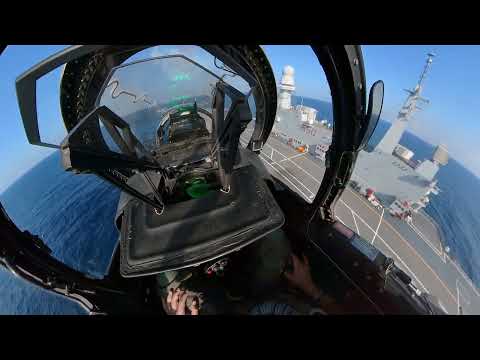 Harrier carrier landing