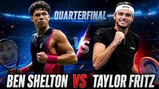 Ben Shelton vs Taylor Fritz Quarter Final Preview | Terra Wortmann Open 2026 Prediction & Analysis