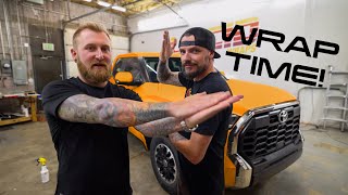 Wrapping The Oem Toyota Tundra Lucid Wraps