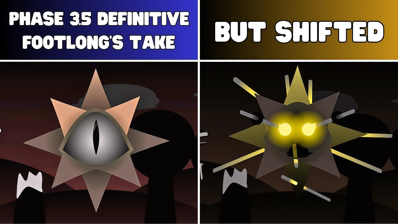 Sprunki Phase 3.5 Definitive (Footlong's Take) — Original VS Shifted: Which Version’s Better?