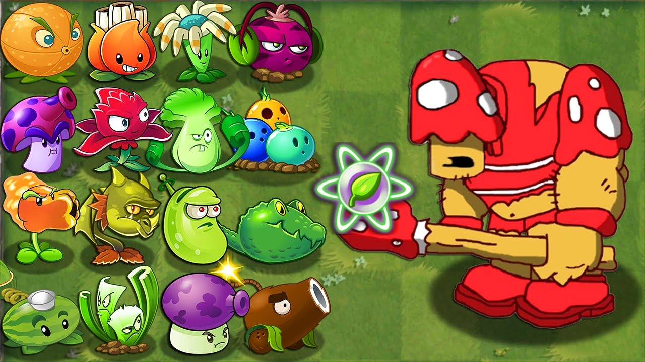 PvZ 2 All FREE Plants Attack All GARGANTUAR Fight! - Plants vs Zombies ...