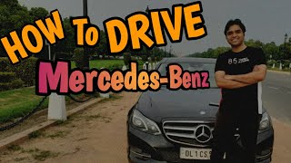 How to drive a Mercedes Benz car with automatic transmission.