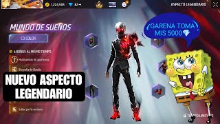 Nuevo Aspecto Legendario Mundo De Sueños Free Fire Con Cuántos Diamantes De Consigue