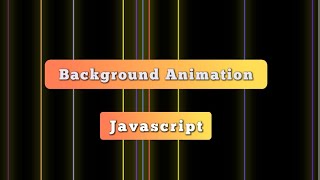 Background animation javascript