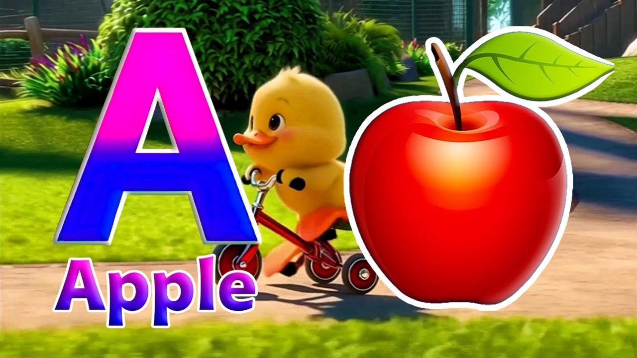 Phonics Song 2 with TWO Words in 3D - A For Airplane - ABC Alphabet Songs & Sounds 515
