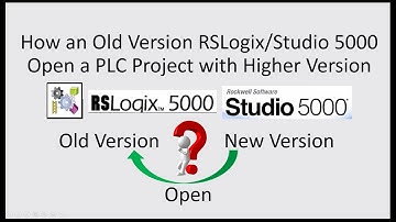 AB01. How an Old Version RSLogix/Studio 5000 Opens a PLC Project with Higher Version