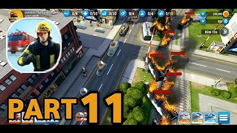 Emergency HQ: Firefighter Game - Gameplay Walkthrough Part 11 - TickerX (iOS, Android)