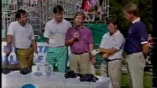 Skins golf match with Seve,Faldo,Woosnam,Stewart.Walton Heath.1991.