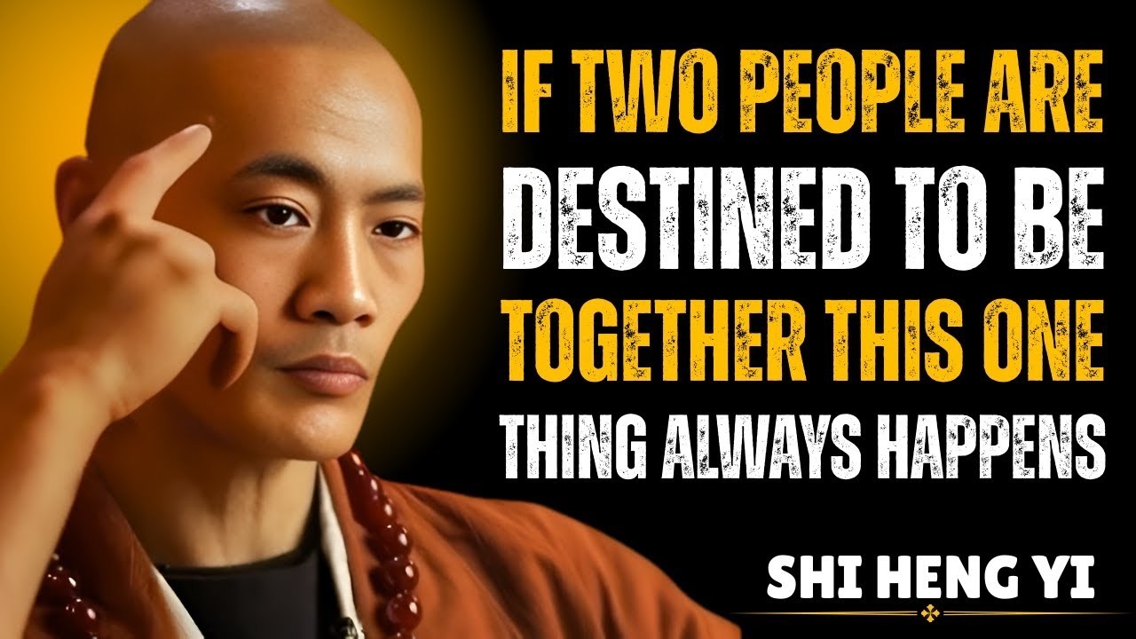 IF TWO PEOPLE ARE DESTINED TO BE TOGETHER, THIS ONE THING ALWAYS HAPPENS | SHI HENG YI||