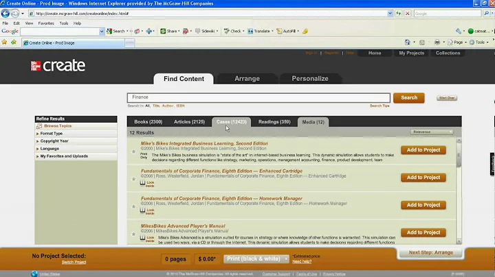 search test