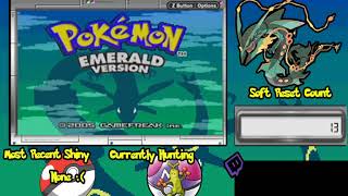 SHINY HUNT - Sudowoodo - Pokemon Emerald Part 1