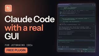 Claude Code with a real GUI in JetBrains IDEs (free plugin)