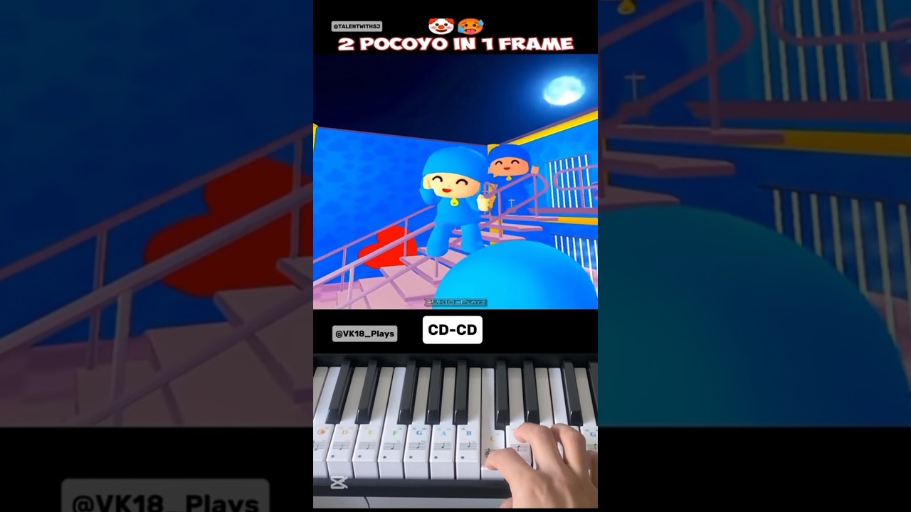 Pocoyo Dance Trend 😹🥵 #roblox #funny #trending @VK18Animated - Piano Tutorial