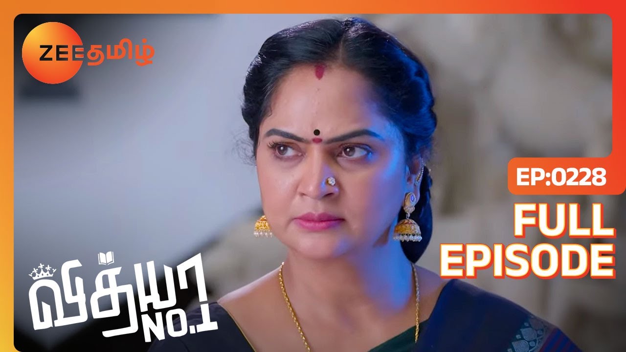 Vedha-வை எதிர்த்து பேசிட்டாரா Sanjay | Vidhya No 1 | Full Ep 228 | Zee Tamil | 27 Sep 22