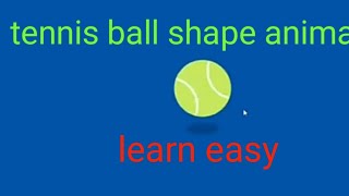 Animated tennis ball pure HTML CSS | animation HTML CSS.