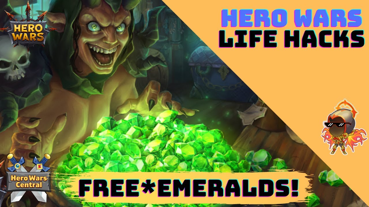 How To Get More Emeralds For Free | Hero Wars - Youtube