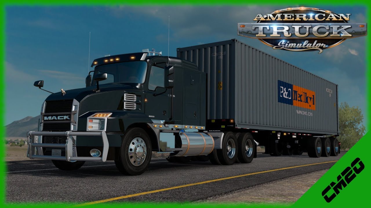 Американ трак симулятор контейнеровоз. American Truck Simulator International 9600. International 9600.
