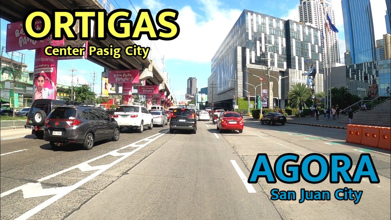 🔴driving from ORTIGAS Center Pasig City to AGORA San Juan City