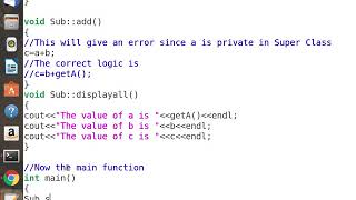 Single Inheritance in C++ | Live Lecture