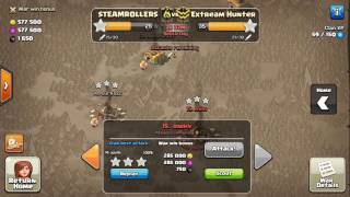 Apollo steamrollers clan war attack th7