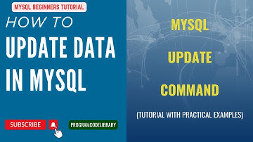 HOW TO UPDATE DATA IN MYSQL | MYSQL UPDATE STATEMENT | SQL UPDATE QUERY WITH EXAMPLES
