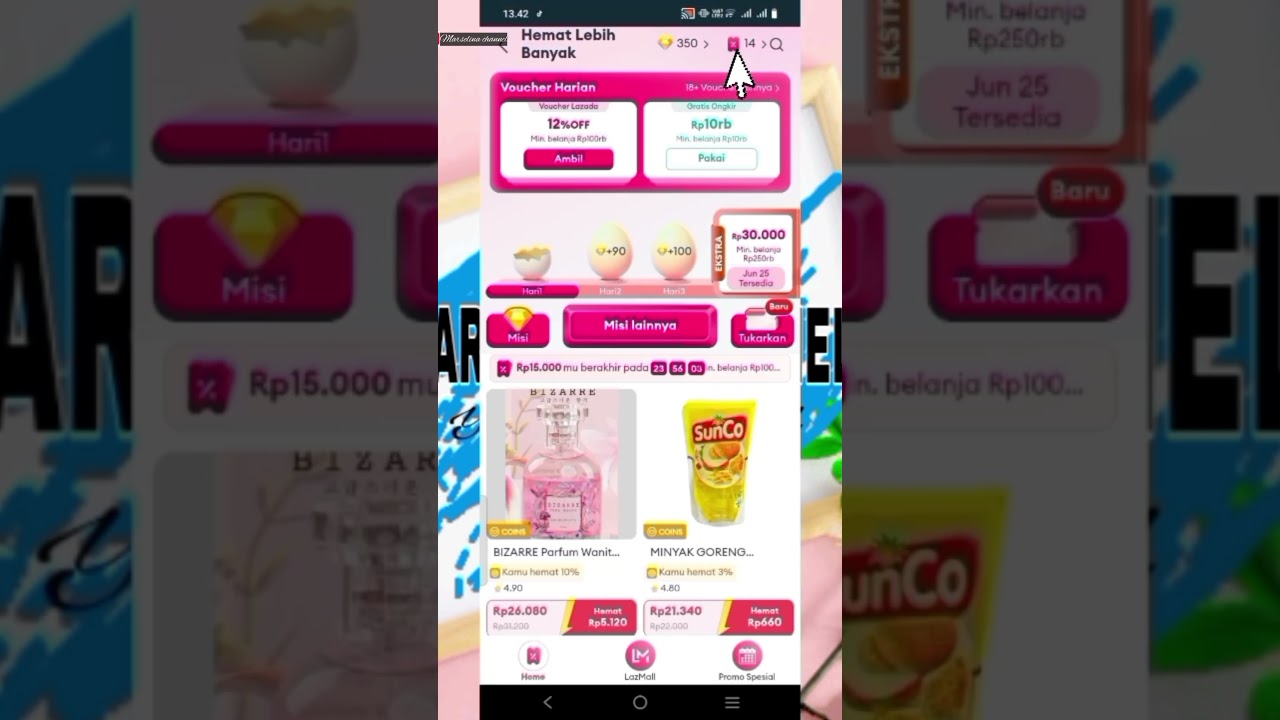 CARA MENGHAPUS VOUCHER DI LAZADA 