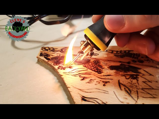 How to Wood Burn Using Carbon Paper Tracing #diy #woodburning 