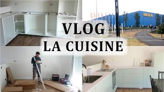 VLOG #4 : Travaux MAISON NEUVE : Installer une cuisine IKEA + Superfront