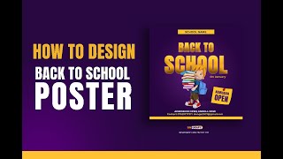 Design Simple Back to School Poster 2021