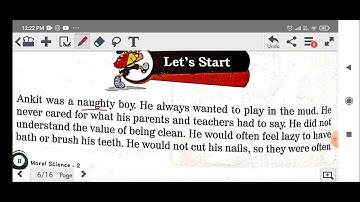 Moral 2 Ch 2 Being Clean and Tidy