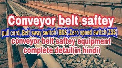 Conveyor belt saftey equipment | conveyor belt saftey |pull cord |sway switch | Zss