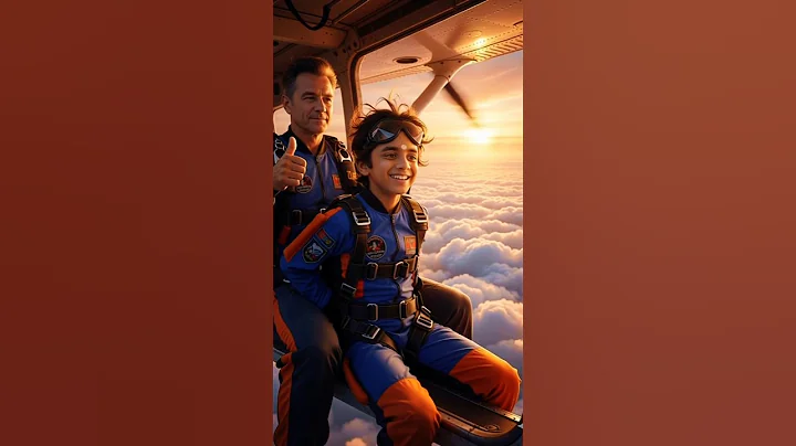 “Framed by the Clouds — A Hero’s Moment”#sky #fly #skydiving #aivideo #skymagic #skycatcher #daily