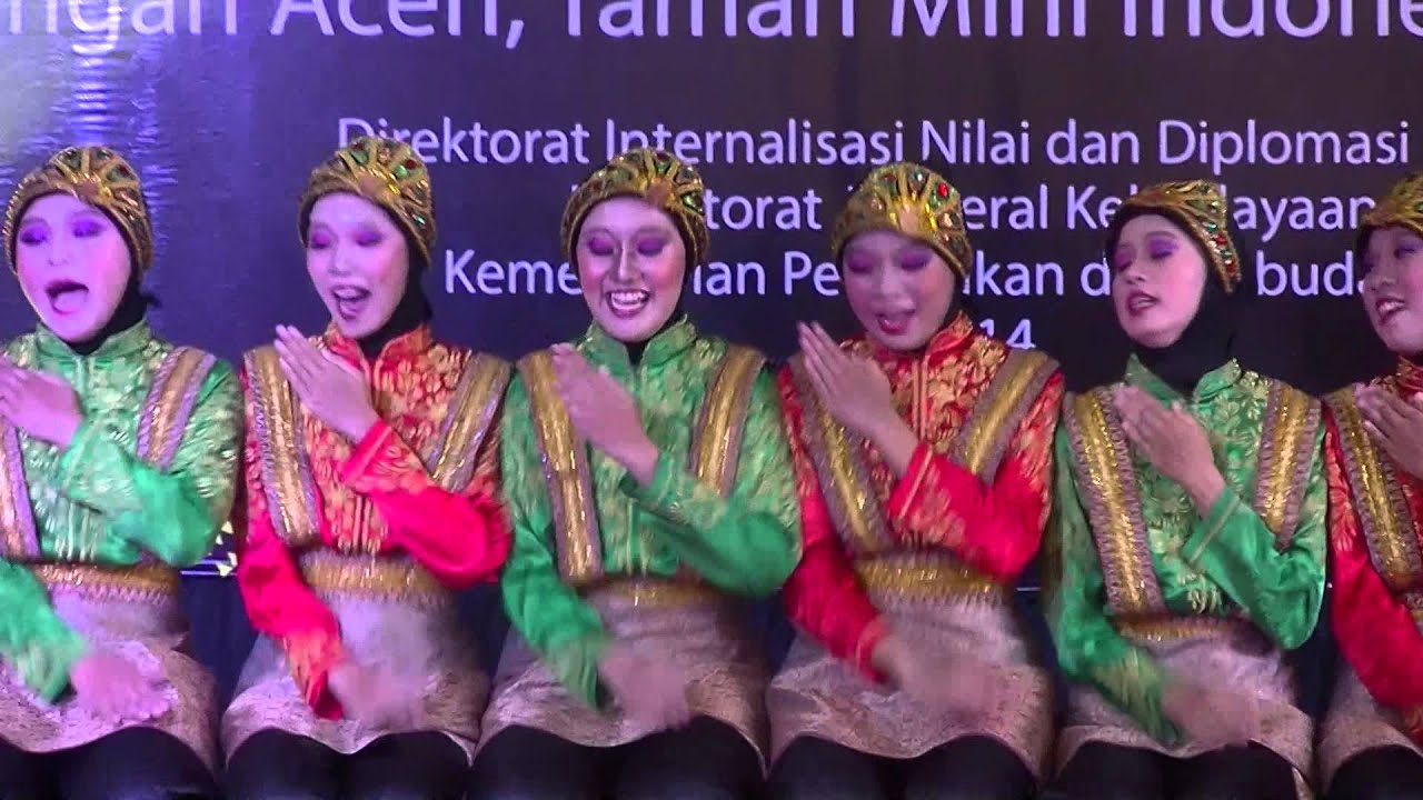 Tari Saman SMA N 9 Tangsel diPenghargaan UNESCO TMII 28 Sept 2015
