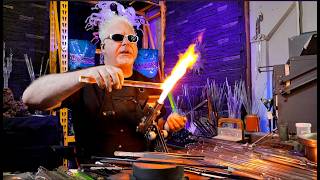Glass Blowing After Dark 🔥 LIVE at 4,000°