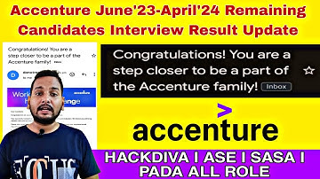 ACCENTURE REMAINING CANDIDATES INTERVIEW RESULT OUT | Selection & Rejection Mail | Freshers Joining
