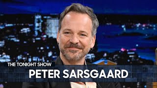 Peter Sarsgaard Pitched a Tent in Michael Stipe's Apartment | The Tonight Show Starring Jimmy Fallon