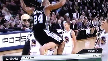 Duncan Alley-Oop to Richard Jefferson Turns Into a Near Fight.MP4