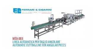 MTA003 Macchina taglio mattoni listelli e angolari - Brick cutting machine for strips and corners
